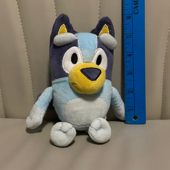 Bluey Heeler Plush Toy, 8 inches, Blue and Yellow Stuffed Animal Preschool Kids - Picture 1 of 2